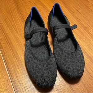 Rothy’s The Square Mary Jane Chocolate Spot 6